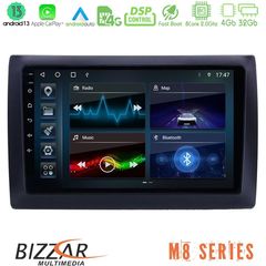 Bizzar M8 Series Fiat Stilo 8core Android13 4+32GB Navigation Multimedia Tablet 9"