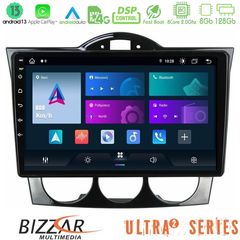 Bizzar Ultra Series Mazda RX8 2003-2008 8Core Android13 8+128GB Navigation Multimedia Tablet 9″