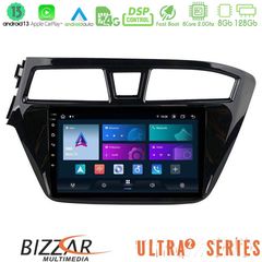 Bizzar Ultra Series Hyundai i20 2014-2018 8core Android13 8+128GB Navigation Multimedia Tablet 9"