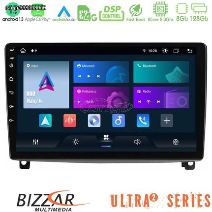 Bizzar ULTRA Series Peugeot 407 8core Android13 8+128GB Navigation Multimedia Tablet 9"