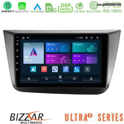 Bizzar Ultra Series Seat Altea 2004-2015 8core Android13 8+128GB Navigation Multimedia Tablet 9"