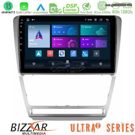 Bizzar Ultra Series Skoda Octavia 5 8core Android13 8+128GB Navigation Multimedia Tablet 10"