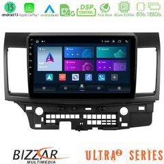 Bizzar Ultra Series Mitsubishi Lancer 2008 – 2015 8core Android13 8+128GB Navigation Multimedia Tablet 10"