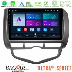 Bizzar Ultra Series Honda Jazz 2002-2008 (Auto A/C) 8core Android13 8+128GB Navigation Multimedia Tablet 9"