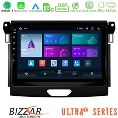 Bizzar Ultra Series Ford Ranger 2017-2022 8core Android13 8+128GB Navigation Multimedia Tablet 9"