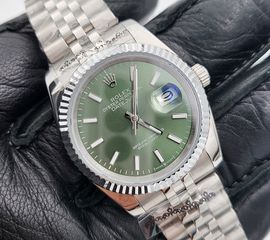 rolex γυναικειo 36mm green datejust αντιγραφα replica