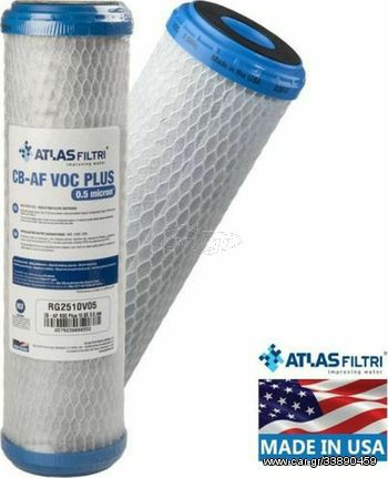 Atlas Filtri CB-AF CTO SX 5μm Φίλτρο Συμπαγούς Ενεργού Άνθρακα (Made in Usa)