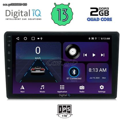 DIGITAL IQ BXB 1360_GPS (10inc) MULTIMEDIA TABLET OEM MAZDA 2 mod. 2002-2007