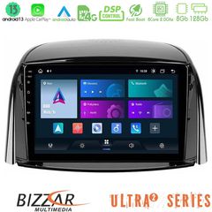 Bizzar Ultra Series Renault Koleos 2007-2015 8Core Android13 8+128GB Navigation Multimedia Tablet 9"