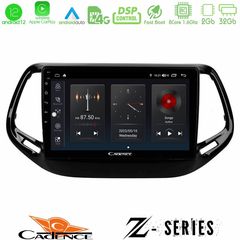 Cadence Z Series Jeep Compass 2017 8core Android12 2+32GB Navigation Multimedia Tablet 10"