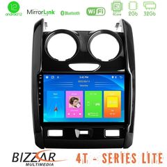 Bizzar 4T Series Dacia Duster 2014-2018 4Core Android12 2+32GB Navigation Multimedia Tablet 9"