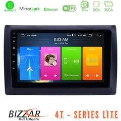 Bizzar 4T Series Fiat Stilo 4Core Android12 2+32GB Navigation Multimedia Tablet 9"