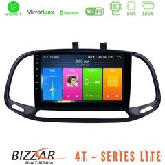 Bizzar 4T Series Fiat Doblo 2015-2022 4Core Android12 2+32GB Navigation Multimedia Tablet 9"