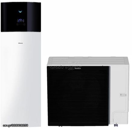 ΠΡΟΣΦΟΡΑ!!! Daikin Altherma ERLA16DW17 / EBVX16S18D6V + BRC1HHDW 13.6/16kw R-32 αντλια θερμοτητας Ψυξη θερμανση με Boiler 180lit Τριφασικη 60° C new 2023