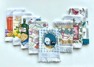 8 ΠΕΤΣΕΤΕΣ ΚΟΥΖΙΝΑΣ Με Πολύχρωμα Σχέδια 63cm x 40cm
