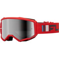 Μασκα Mx Zone Goggle Κοκκινο/Charcoal - Ασημι/Φιμε Τζαμακι | Fly Racing