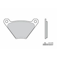 Τακακια Φρενων Street Carbon Κεραμεικα 07Hd0105 | Brembo