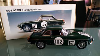 AUTOart 1:18 MGB GT MKII Nurburgring MILLENNIUM EDITION 1967