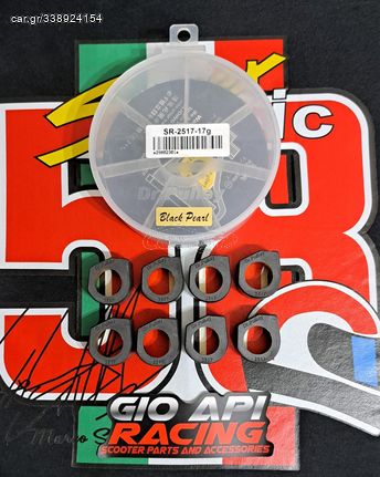 Ραουλα Variator Σετ Dr.Pulley Racing 25×17 17gr Για Piaggio/Gilera/Aprilia 400-500cc Καινούργια Γνήσια