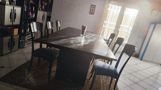 Τραπεζαρία - Τραπέζι σύσκεψης με 6 καρέκλες + 2 καρέκλες δώρο