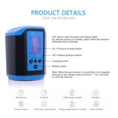 Passion Pump Men Led electric penis pump-thumb-5