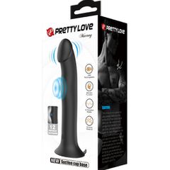 Pretty Love Murray Pulsating & Vibrating Dildo - Black-thumb-6