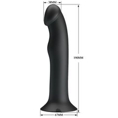 Pretty Love Murray Pulsating & Vibrating Dildo - Black-thumb-10