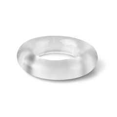 Clear Colour Thick Stretchy Cock Ring 4.3 cm-thumb-3