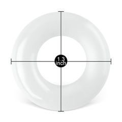 Clear Colour Thick Stretchy Cock Ring 4.3 cm-thumb-2