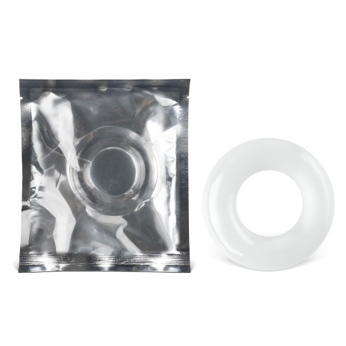 Clear Colour Thick Stretchy Cock Ring 4.3 cm