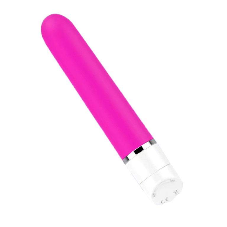 Vibrator Clasic Margo Multispeed, Silicon, Roz, 18 cm, Guilty To