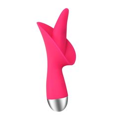 Vibrator Flower 10 Vibration Modes Silicon USB Fuchsia Guilty To