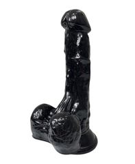 Dildo Realist Raiden, PVC, Negru, 17.5 cm, Guilty Toys