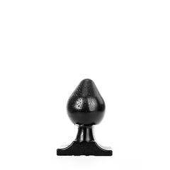 Anal Plug All Black Super Stretch PVC Black 19 Cm