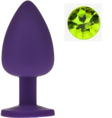 Dop Anal Silicone Buttplug Large Mov/Verde Guilty Toys