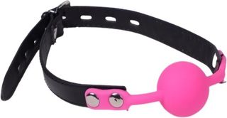 Calus Candy cu Bila din Silicon, Roz, Guilty Toys
