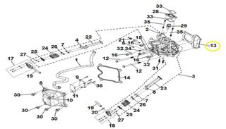 Φλάντζα Κεφαλής Sym Jet-x 125 Lc Abs E5 12391-MB1-000