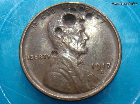 Coins one cent usa 1917s σπάνιο συλλεκτικό σε σφάλμα.  Αν θέλετε να δείτε όλες τις αγγελίες μου.πατηστε μου.πατηστε από το όνομα μου ευχαριστώ για τον χρόνο σα