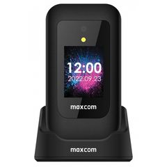Maxcom MM827 4G VoLTE 2.8  με Κάμερα, Ραδιόφωνο Πλήκτρο Έκτακτης Ανάγκης και Βάση Φόρτισης Μαύρο.( 3 άτοκες δόσεις.)