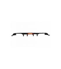 Diffuser Πίσω Προφυλακτήρα Για VW Golf VII (7.5) 17-20 Facelift R-Look Μαύρο Γυαλιστερό Με Led Στοπάκι