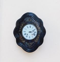 Ρολόι επιτοίχιο ξύλινο, γαλλικό, περίπου 130 ετών - "Oeil de Boeuf".