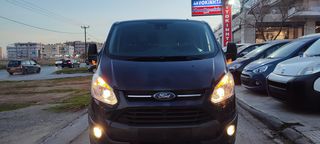Ford Transit Custom 2014 MAXI EURO5b 3ΘΕΣΙΟ ΜΕ ΓΡΑΜΜΑΤΙΑ-thumb-1