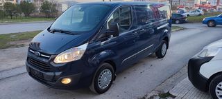 Ford Transit Custom 2014 MAXI EURO5b 3ΘΕΣΙΟ ΜΕ ΓΡΑΜΜΑΤΙΑ-thumb-2