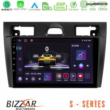 MEGASOUND - Bizzar S Series Ford Fiesta/Fusion 8core Android13 6+128GB Navigation Multimedia Tablet 9"