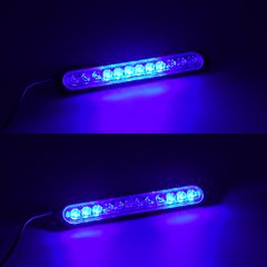 GloboStar® 85268 PRO Series Μπάρα Σήμανσης Οχήματος Αστυνομίας με 10 Προγραμμάτων Φωτισμού STROBE LED SMD 3030 15W DC 12-24V Αδιάβροχη IP65 Μπλε-thumb-8