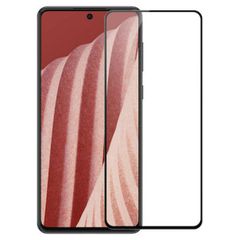Full Glue Tempered Glass 5D for Samsung Galaxy A73 5G black frame