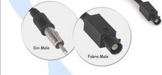 0101000000 - STORM Car multimedia Fakra Male to Din Male Car Stereo Radio Aerial Antenna Adapter Cable για VW, Audi, BMW, Mercedes-Benz, Seat, Skoda, Vauxhall