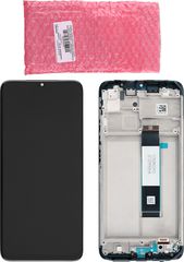 Xiaomi Οθόνη SP με Μηχανισμό Αφής και Πλαίσιο για Poco M3 (Μαύρο)