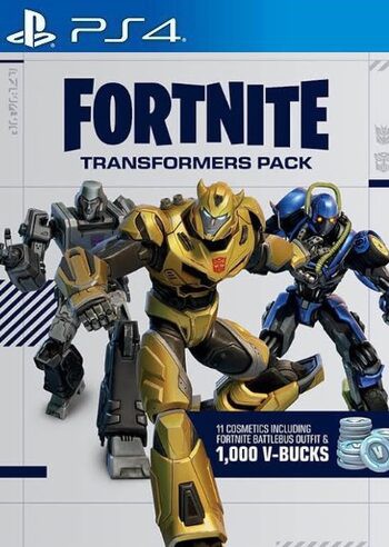 PS4 GAME: Fortnite: Transformers Pack + 1000 V-Bucks (Code In A Box)