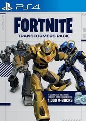 PS4 GAME: Fortnite: Transformers Pack + 1000 V-Bucks (Code In A Box)
